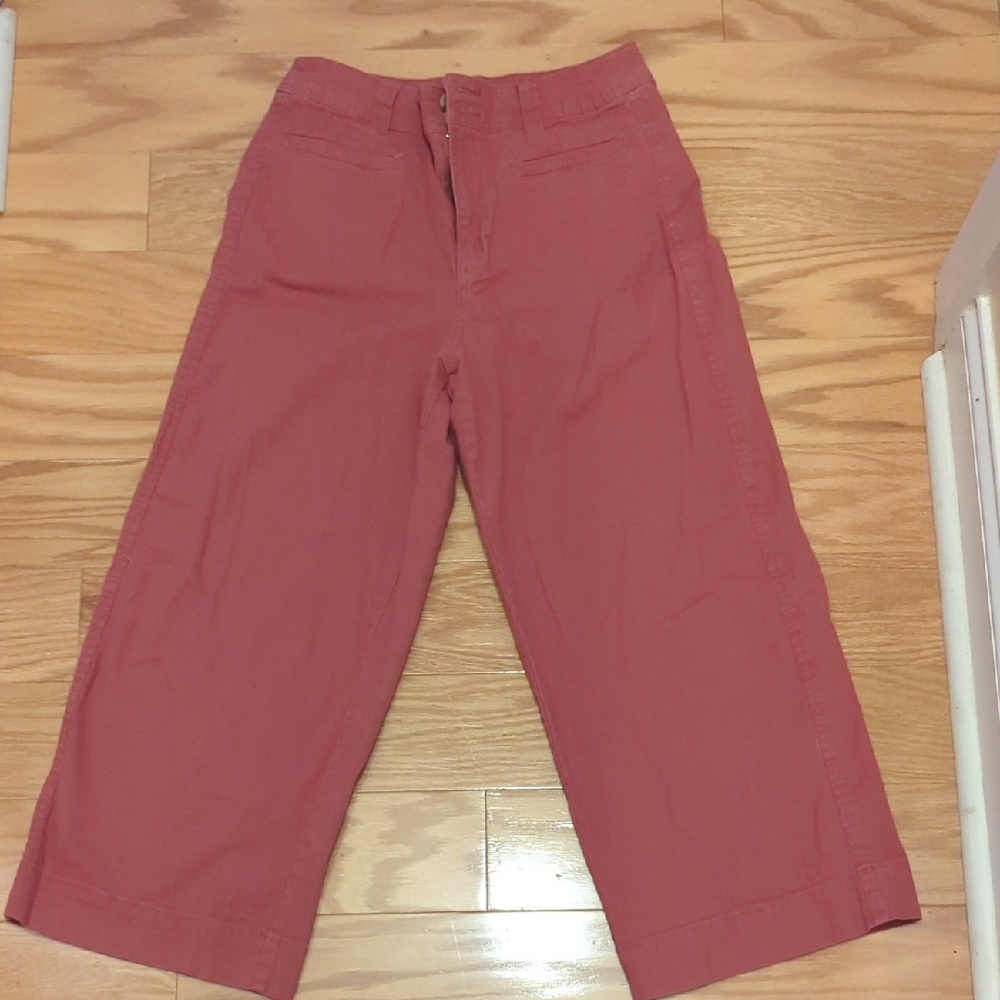 A New Day Dusty Rose Cropped Pants